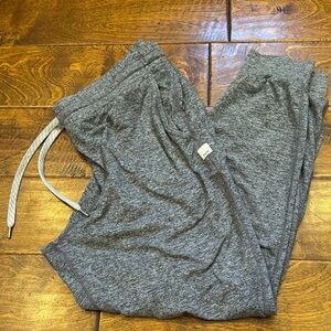 Vuori Heather Gray Jogger Sweatpants with Drawstring